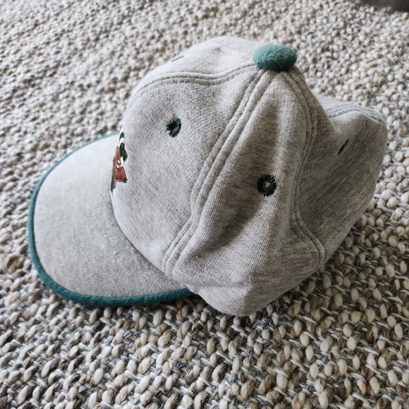 Vintage 90s Tasmanian Devil Taz Warner Bros. Acme Hat Cap Gray One Size NWT - Picture 3 of 5